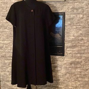 Jones of New York Black Button Down Dress Size 10